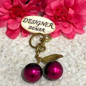 Ombré Cherry Bag Charm key Chain